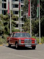 مرسدس بنز معماری 220 قرمز 1972